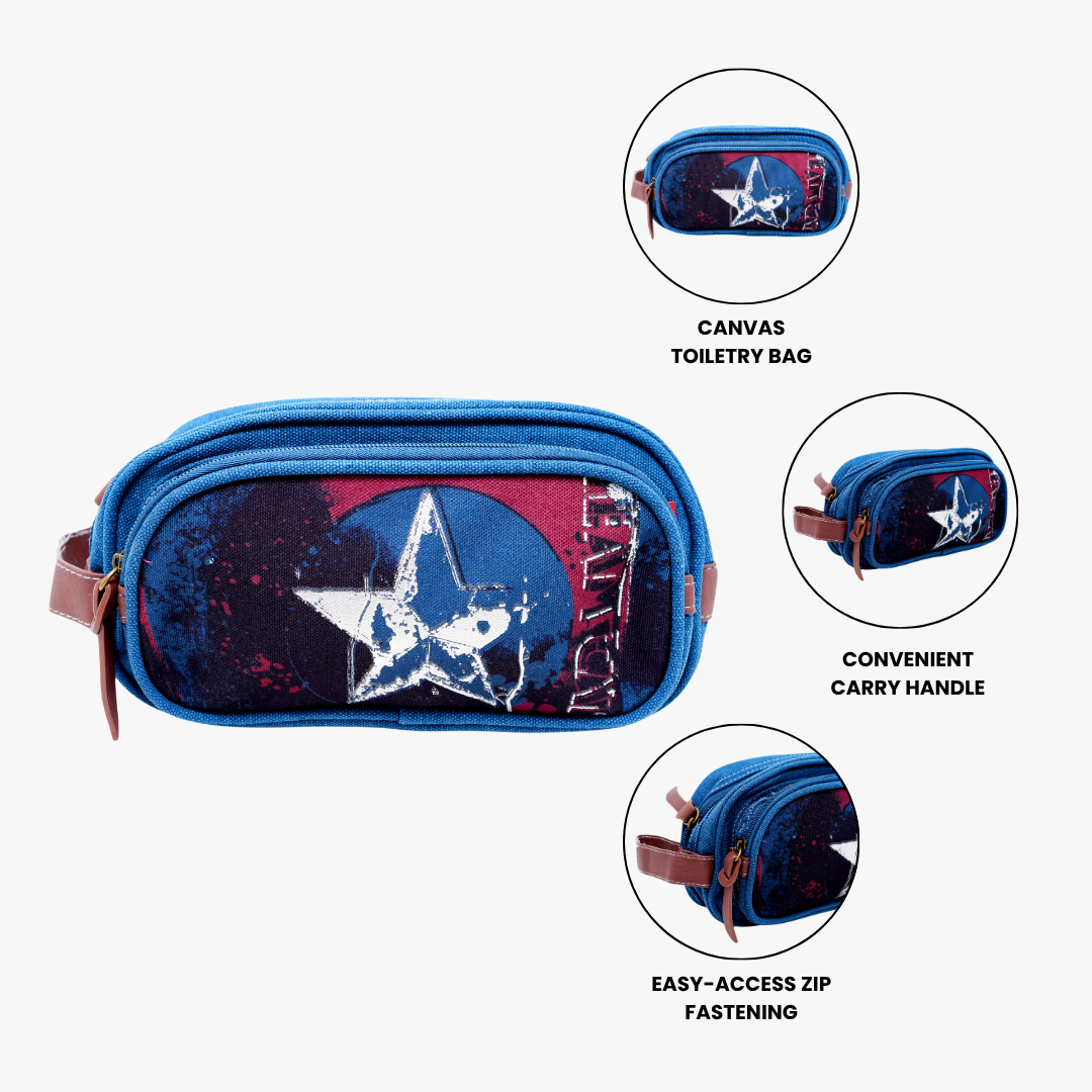 Captain America Travel Toiletry Bag