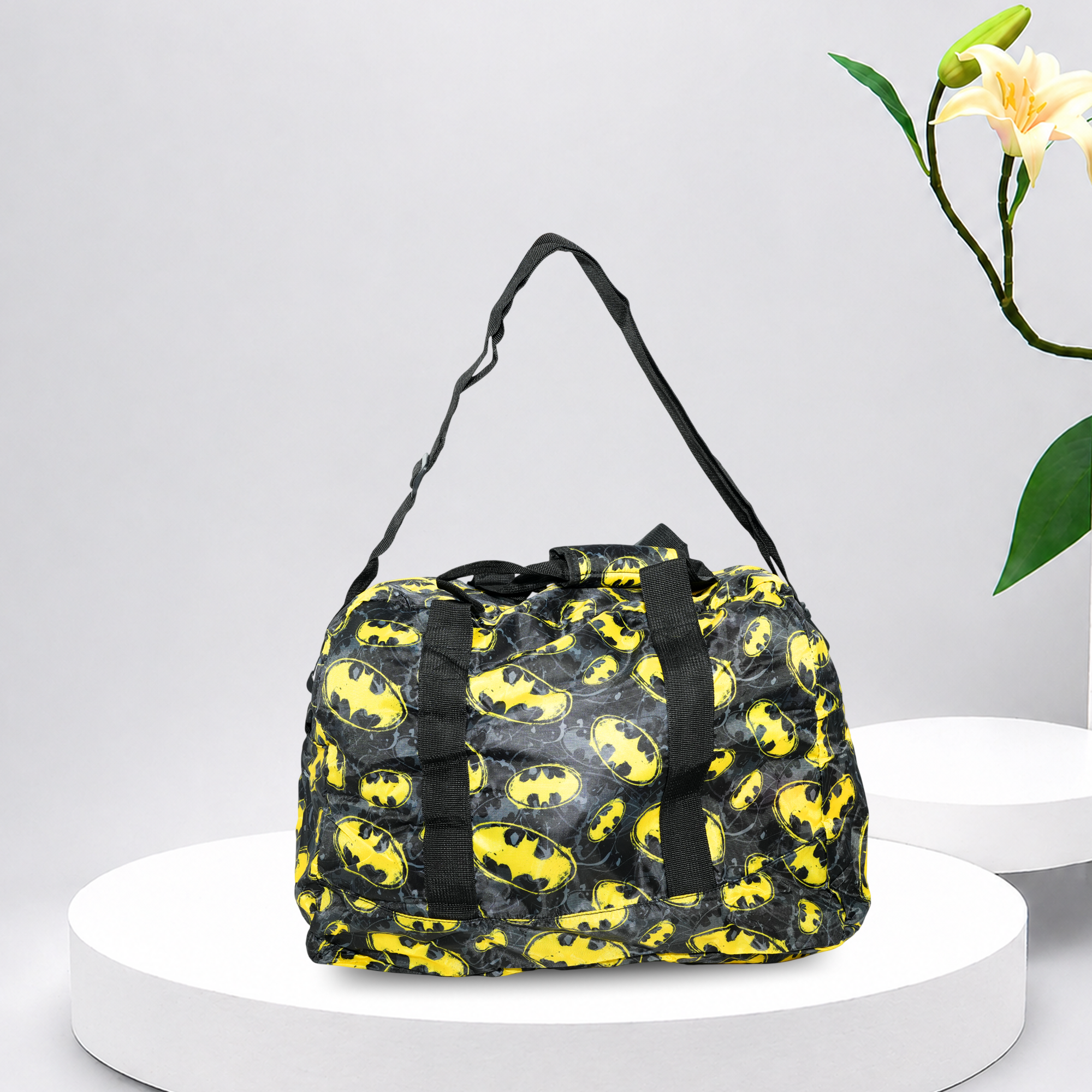 DC Batman Superhero Inspired Travel Duffle Bag – Printed Gym & Weekend Bag