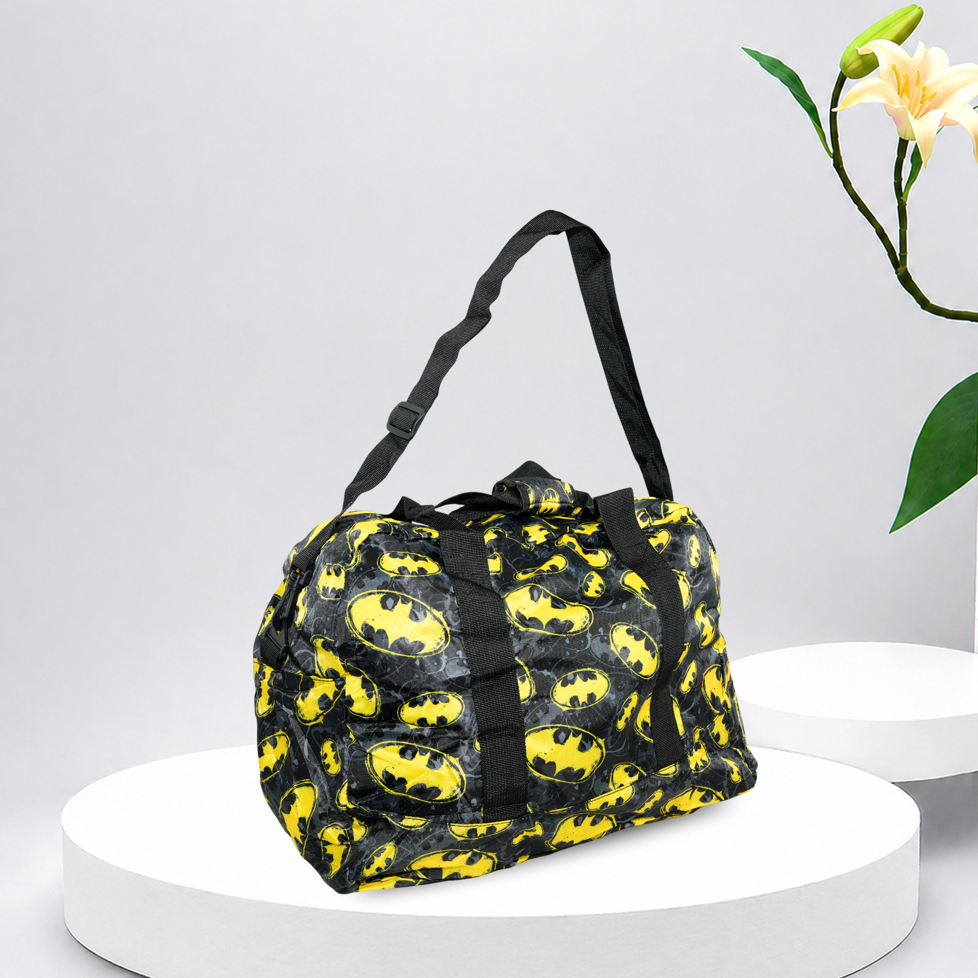 DC Batman Superhero Inspired Travel Duffle Bag – Printed Gym & Weekend Bag
