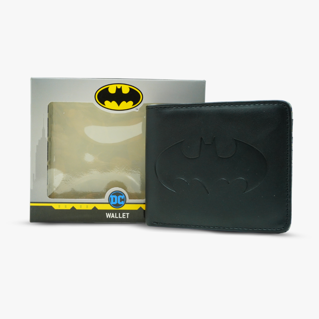 DC Batman Leather Wallet-Black