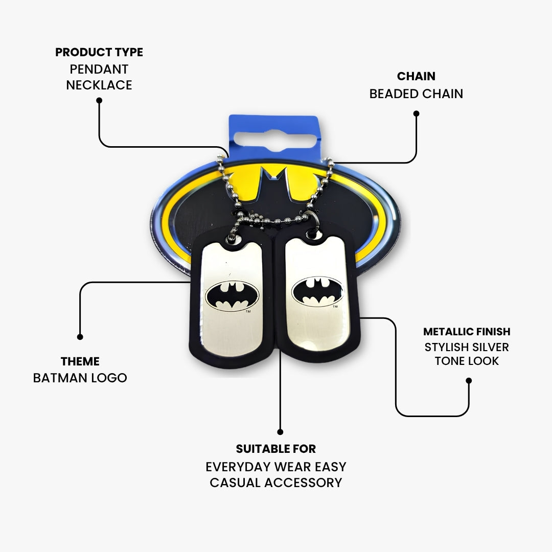 DC Comic Batman Necklace Logo Pendant 6