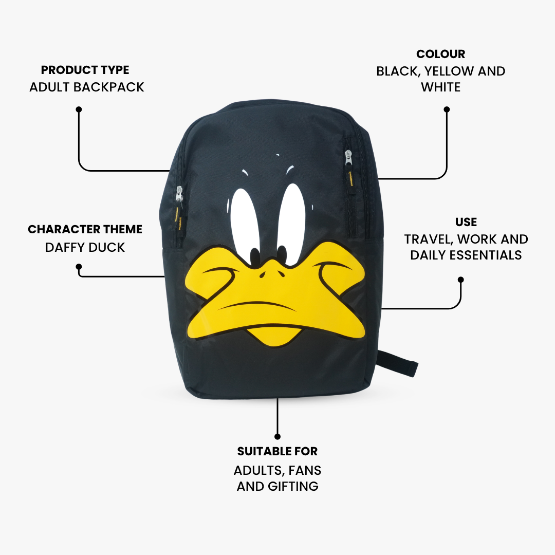 Daffy Duck Backpack-Black
