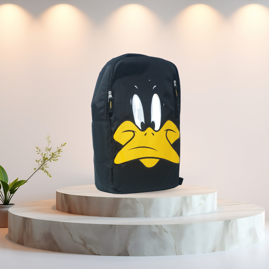 Daffy Duck Character Print Backpack