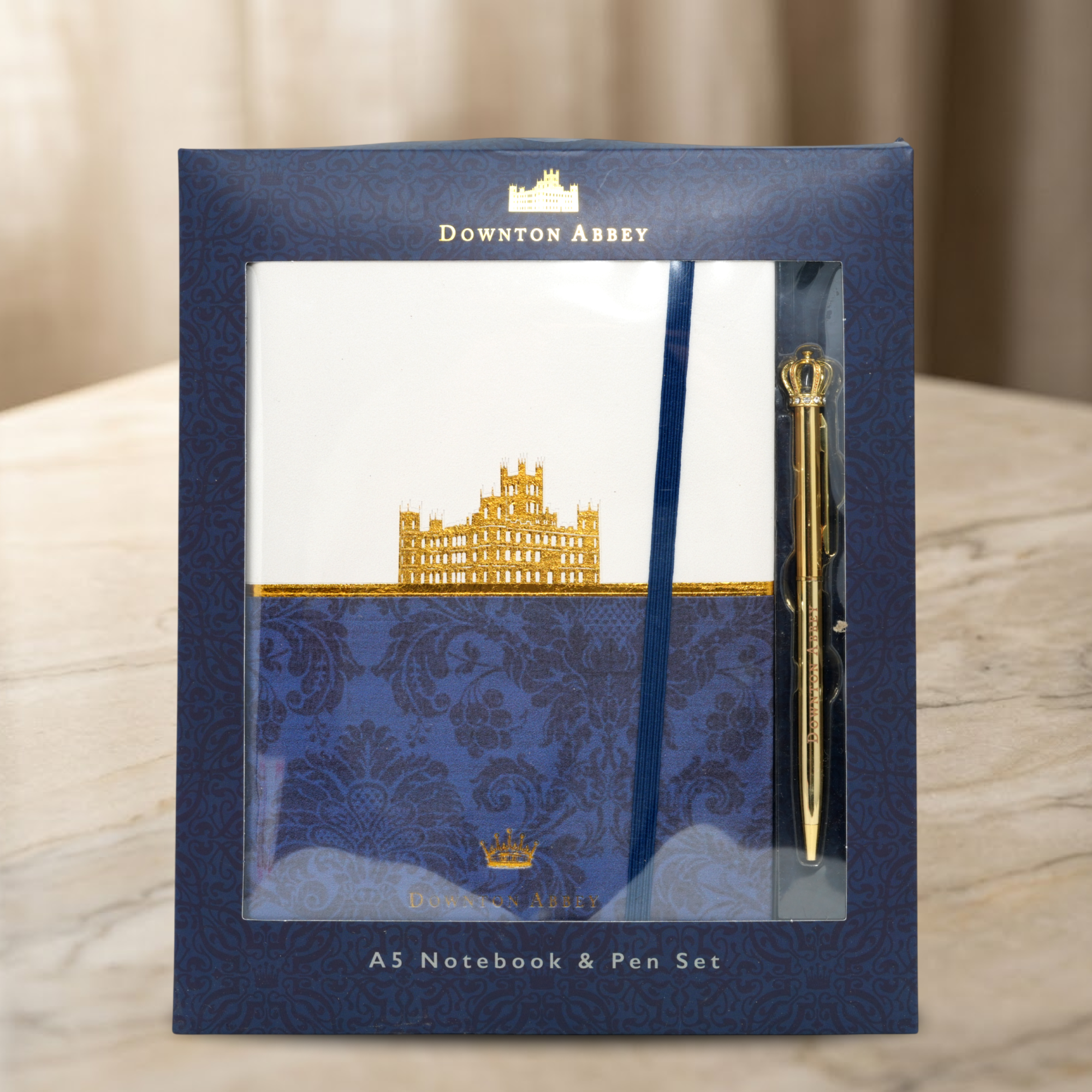 Downton Abbey Royal Inspired A5 Notebook & Pen Gift Set