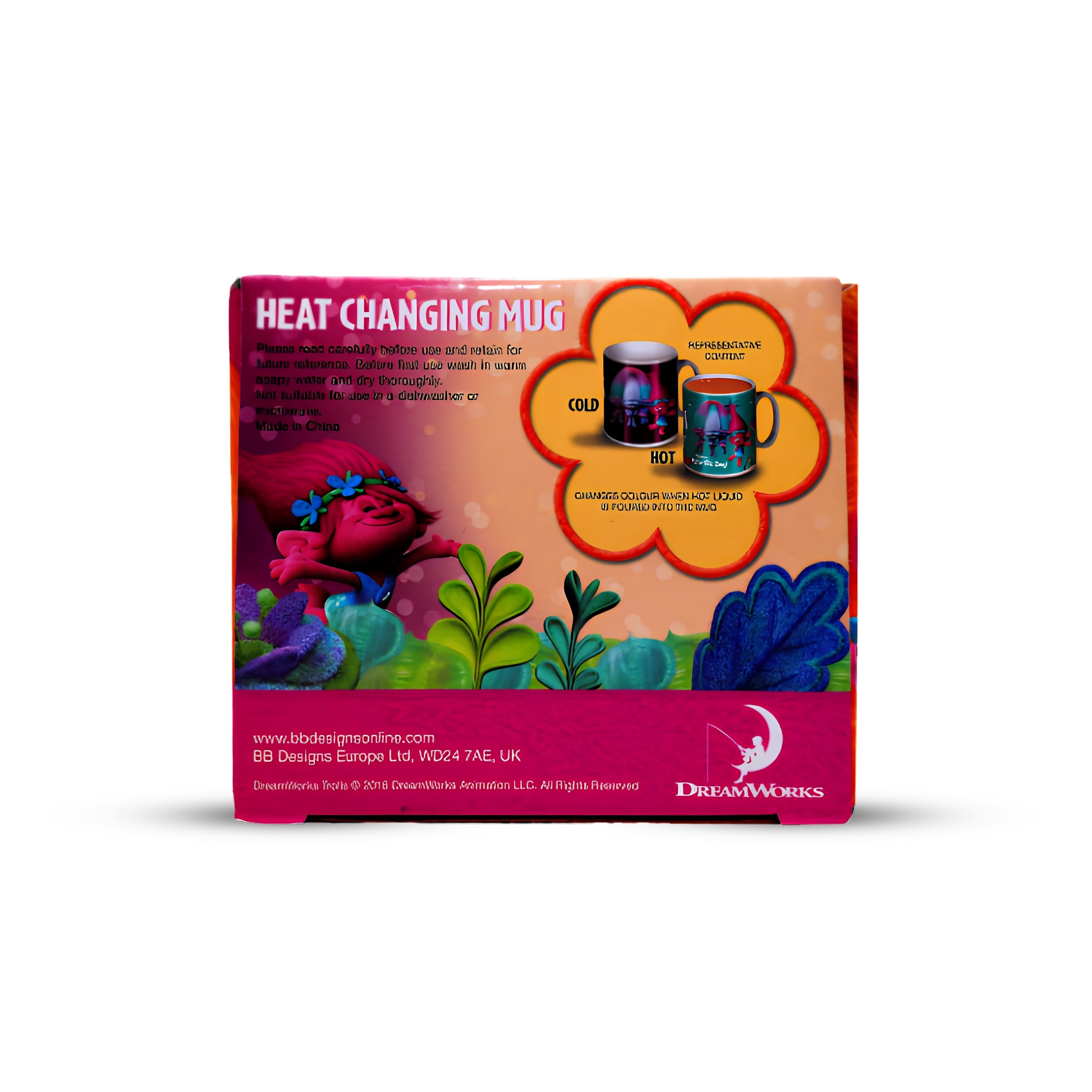 Dreamwork Trolls Heat Changing Mug