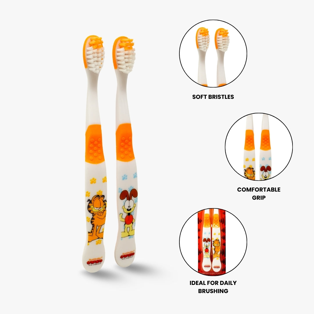 Garfield & Odie Kids Toothbrush Set