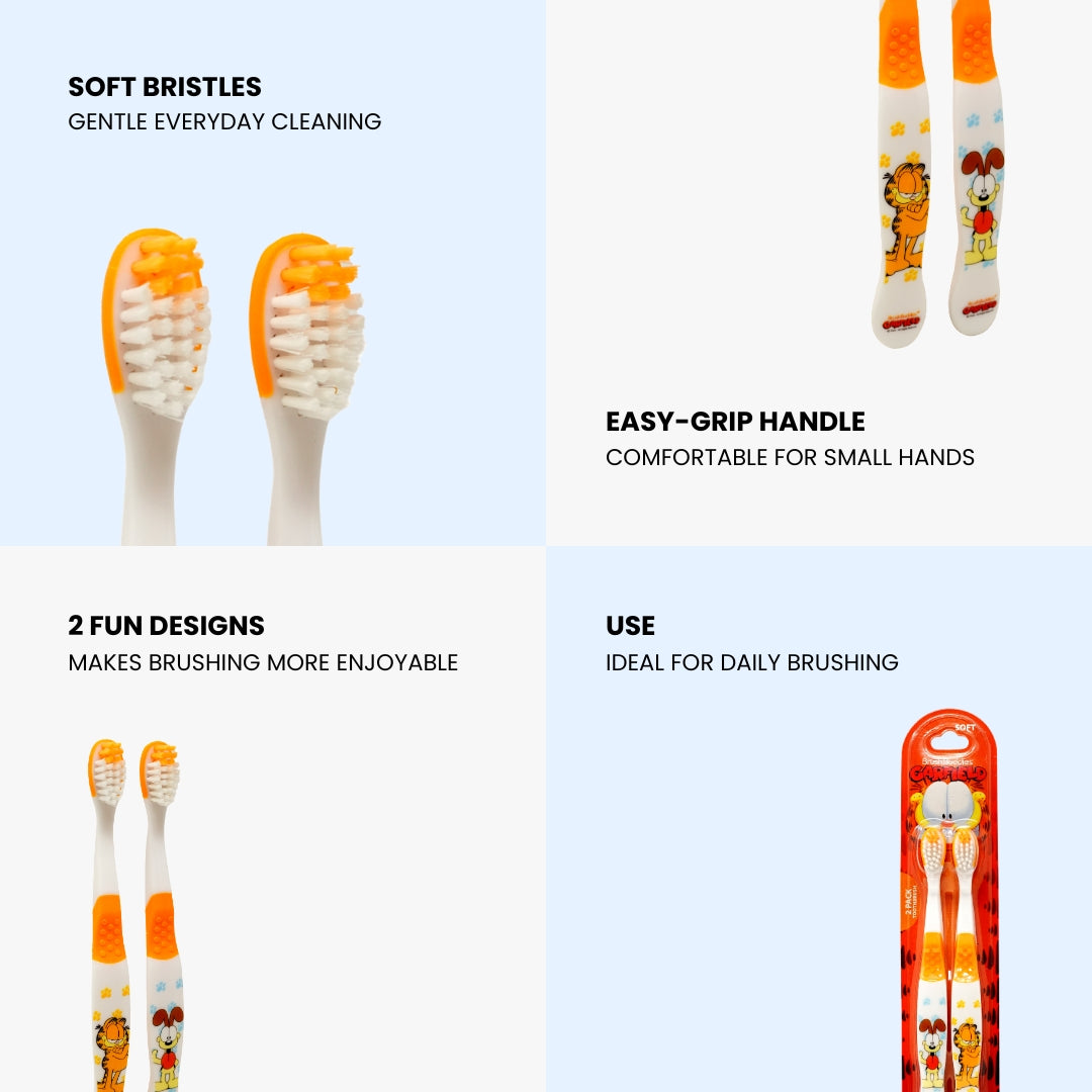 Garfield & Odie Kids Toothbrush Set