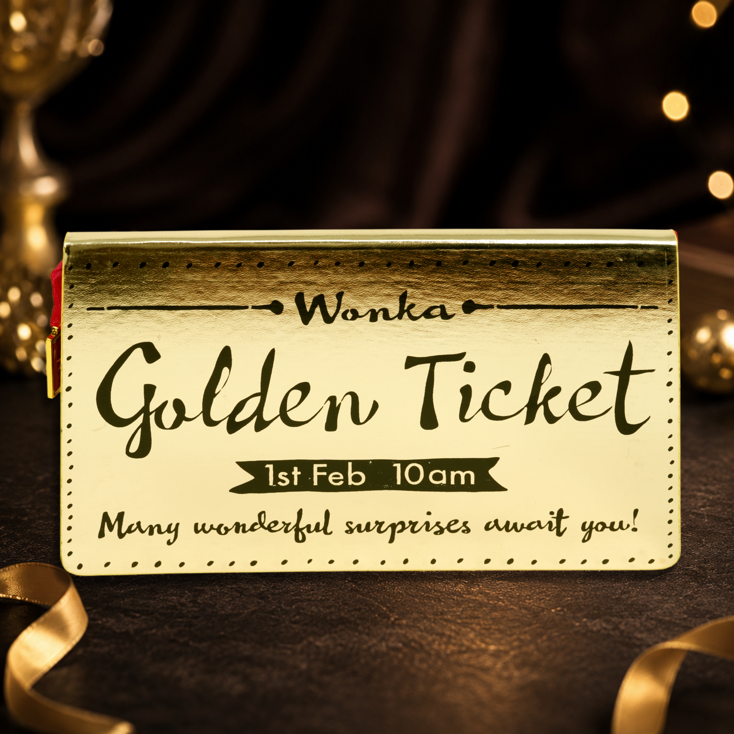 Golden Ticket Inspired Premium Notebook Journal