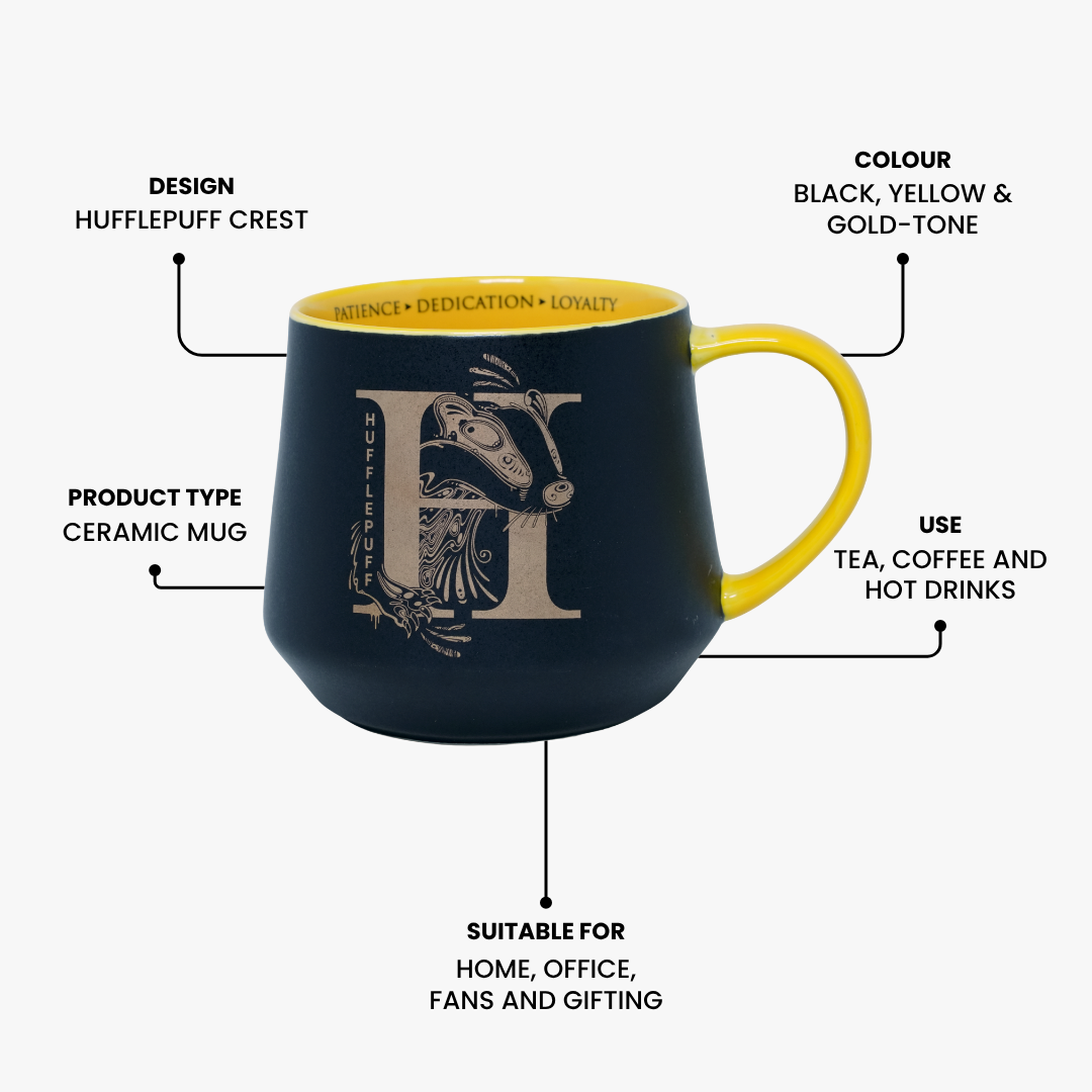 Harry Potter Hufflepuff Crest Mug