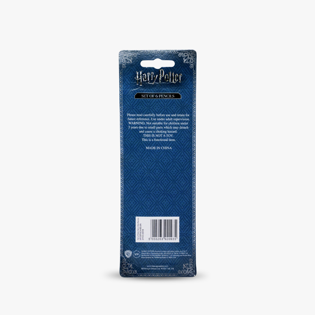 Harry Potter Pencil Set Pack of 6