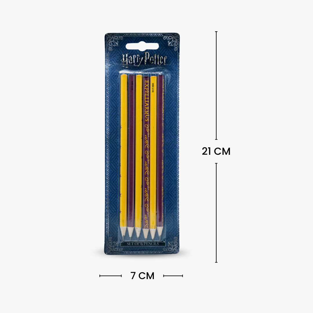 Harry Potter Pencil Set Pack of 6
