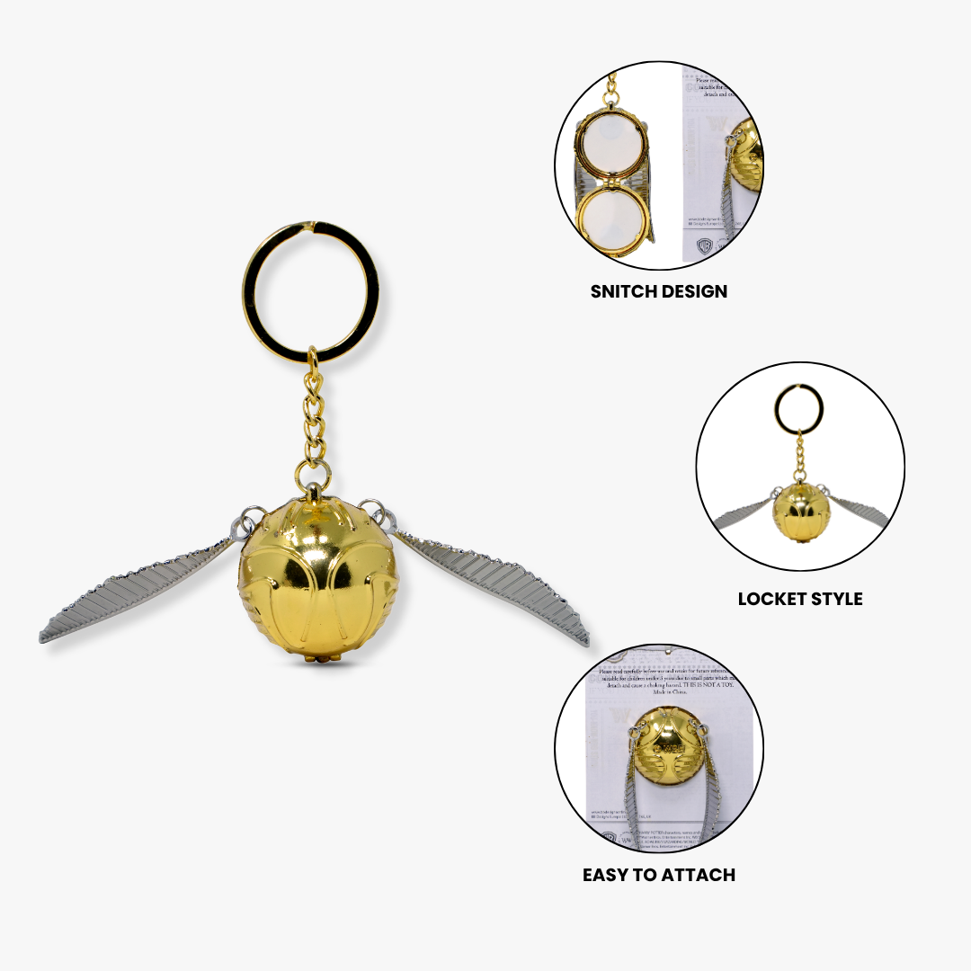 Harry Potter Snitch Locket Keyring