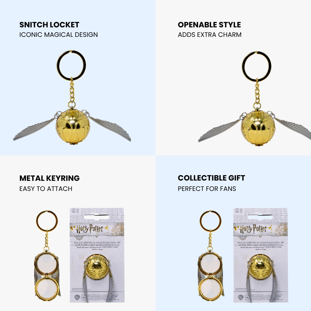 Harry Potter Snitch Locket Keyring
