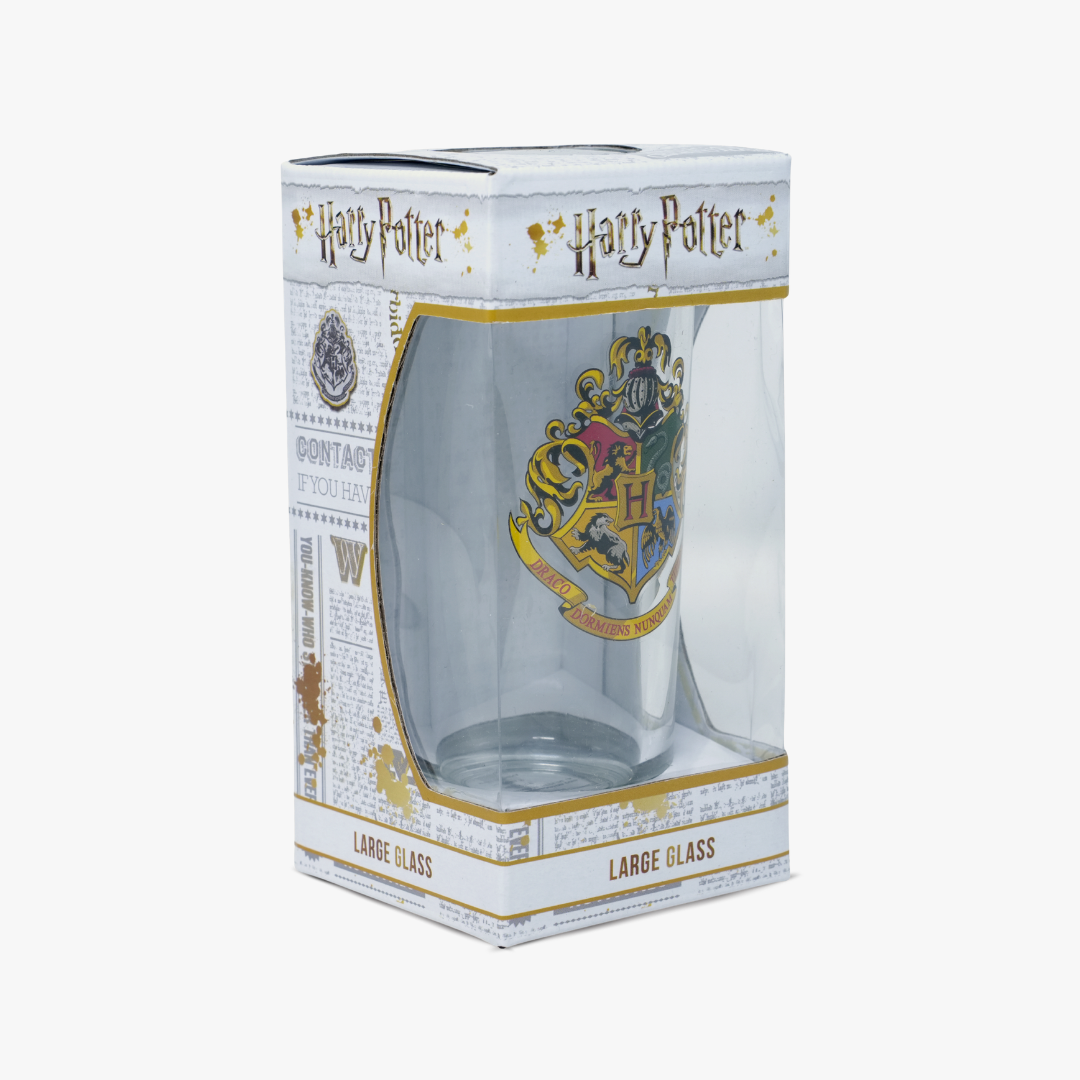 Harry Potter Wizard Crest Glass