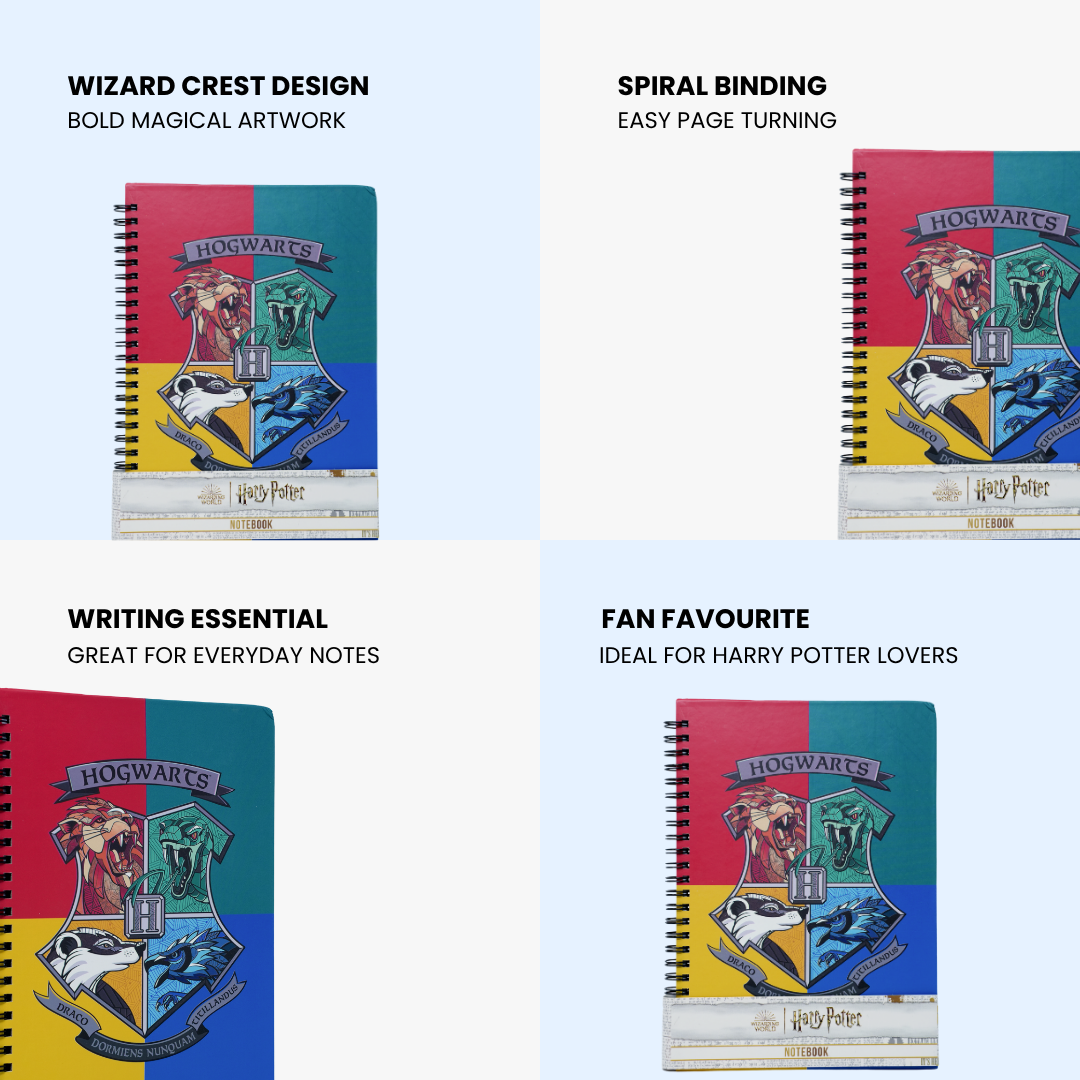 Harry Potter Wizard Crest Notebook
