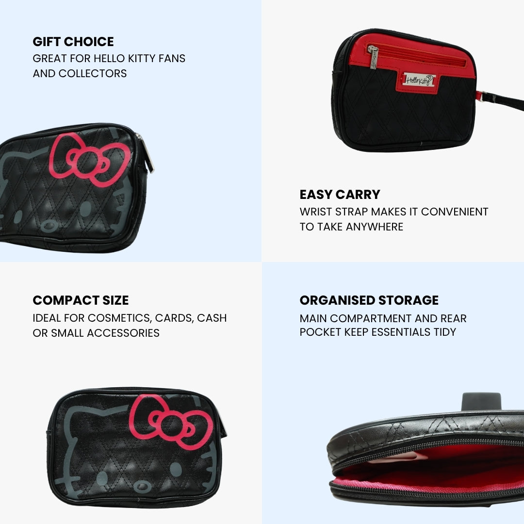 Hello Kitty Wallet Black