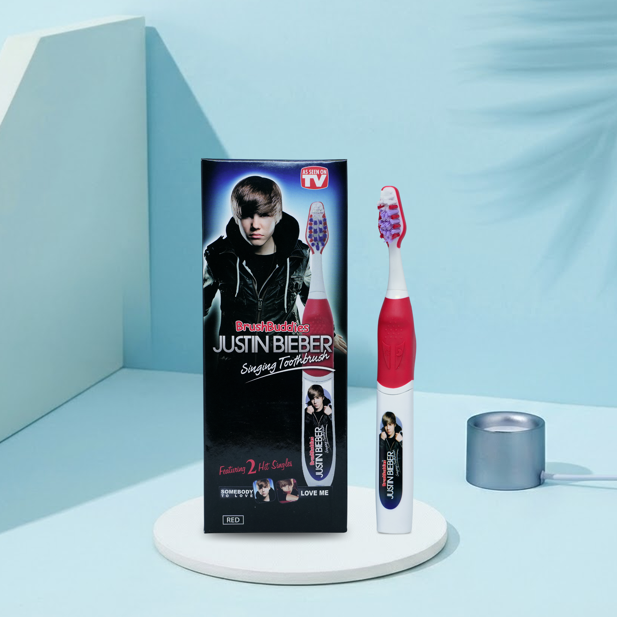 JUSTIN BIEBER  Singing Toothbrush – Interactive Sound Brush JUSTIN BIEBER SOMEBODY TO LOVE ME (Random Colour)