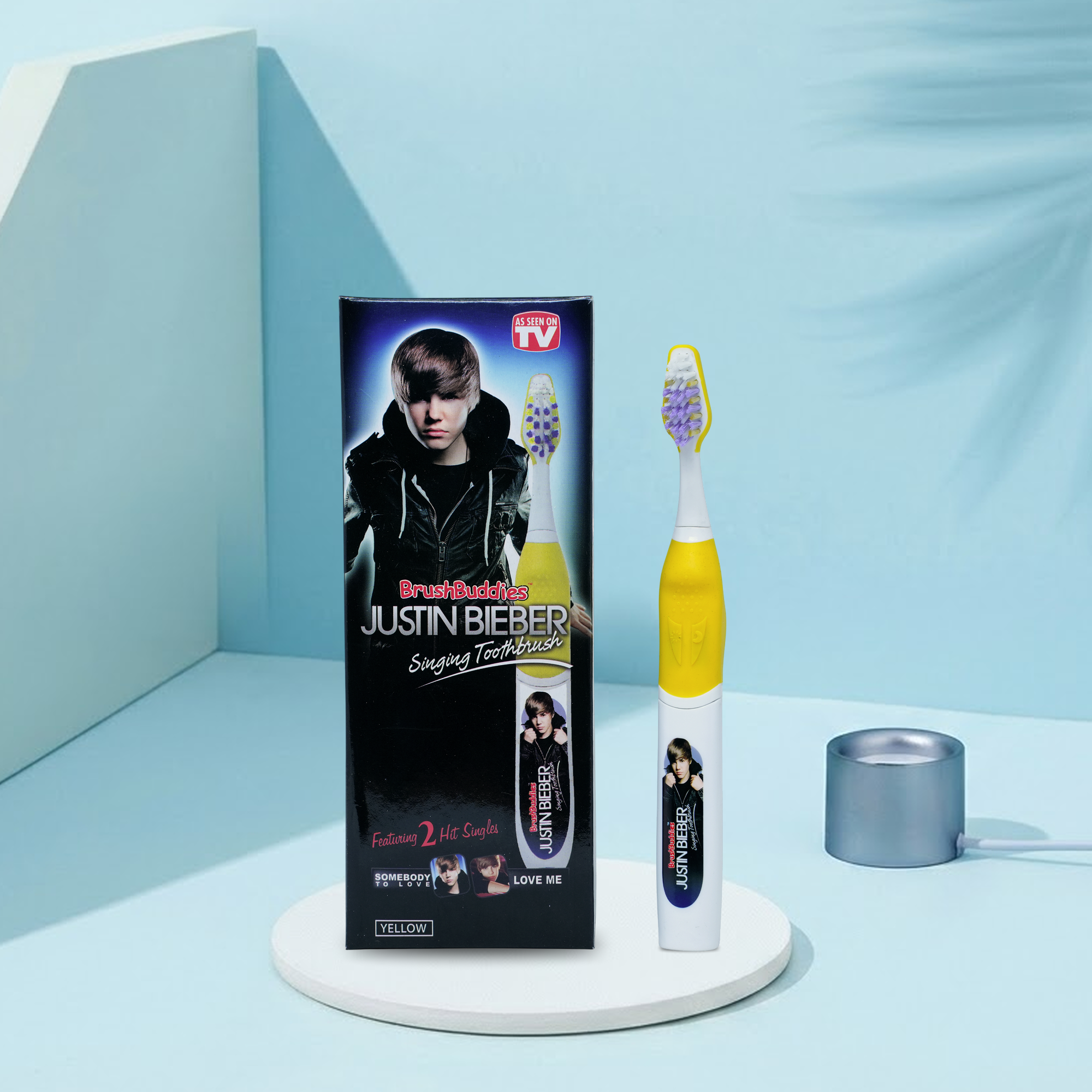 JUSTIN BIEBER  Singing Toothbrush – Interactive Sound Brush JUSTIN BIEBER SOMEBODY TO LOVE ME (Random Colour)