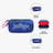 Just Hype Blue Camo Pencil Case