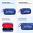 Just Hype Blue Camo Pencil Case