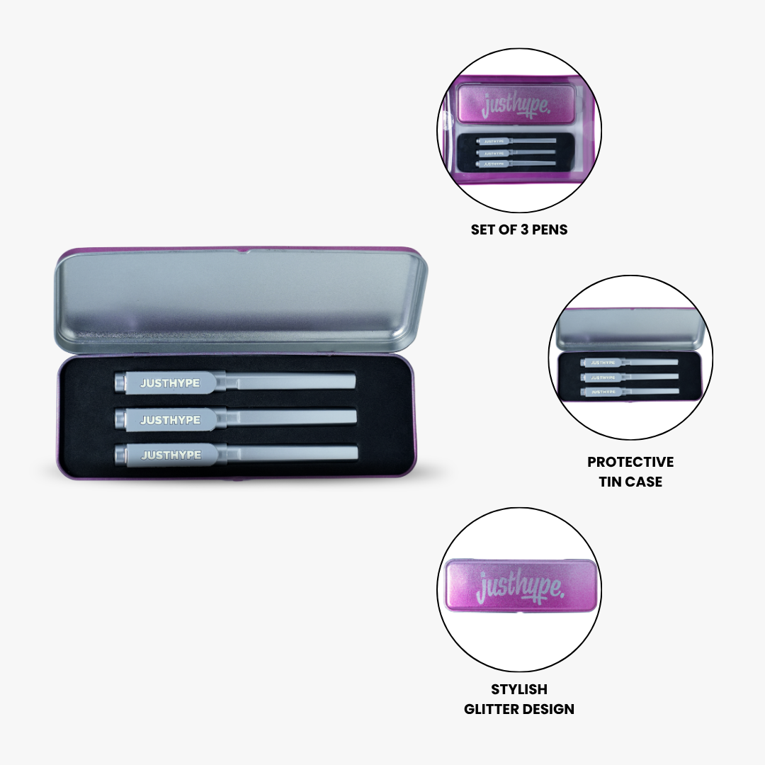 Just Hype Glitter Pen Gift Set