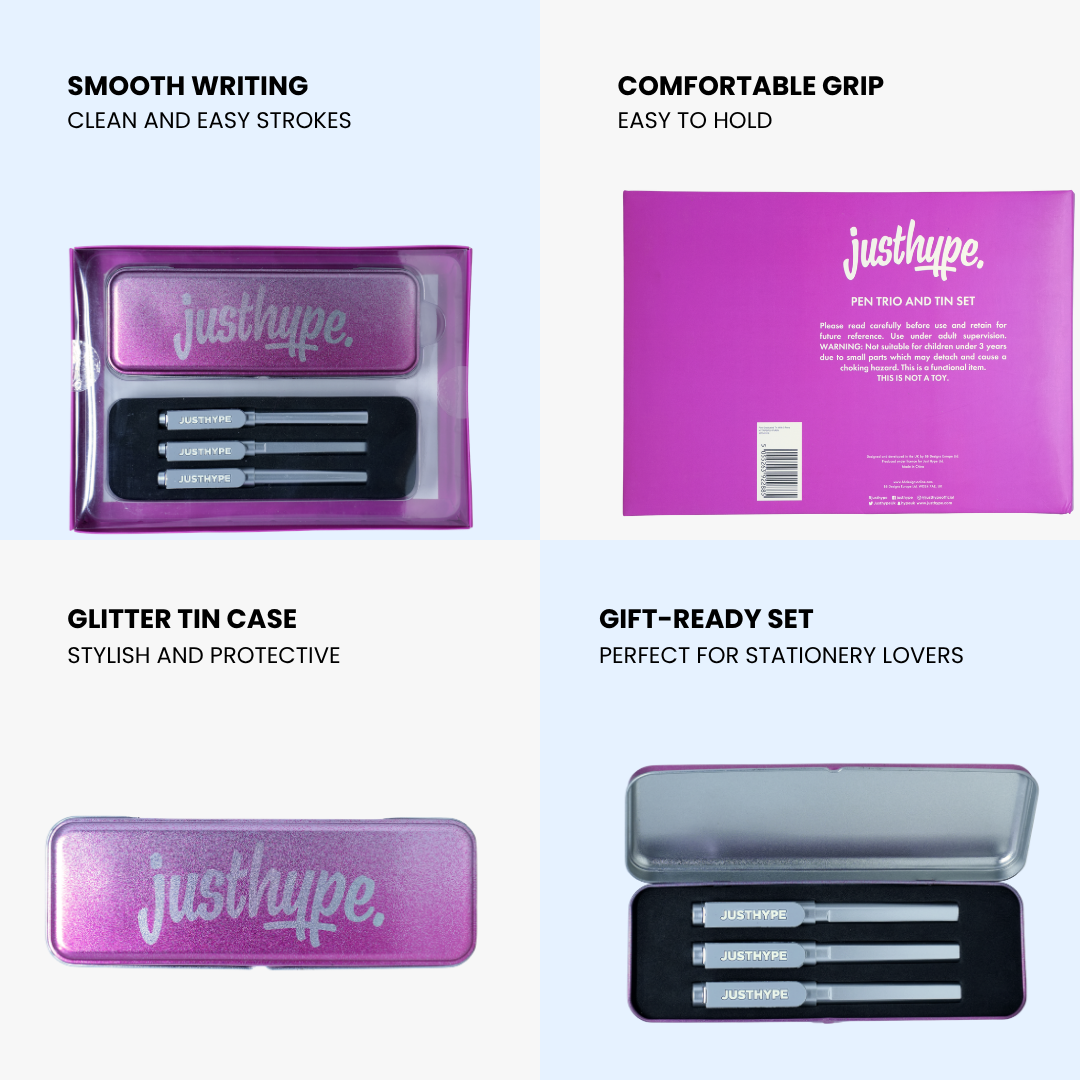 Just Hype Glitter Pen Gift Set