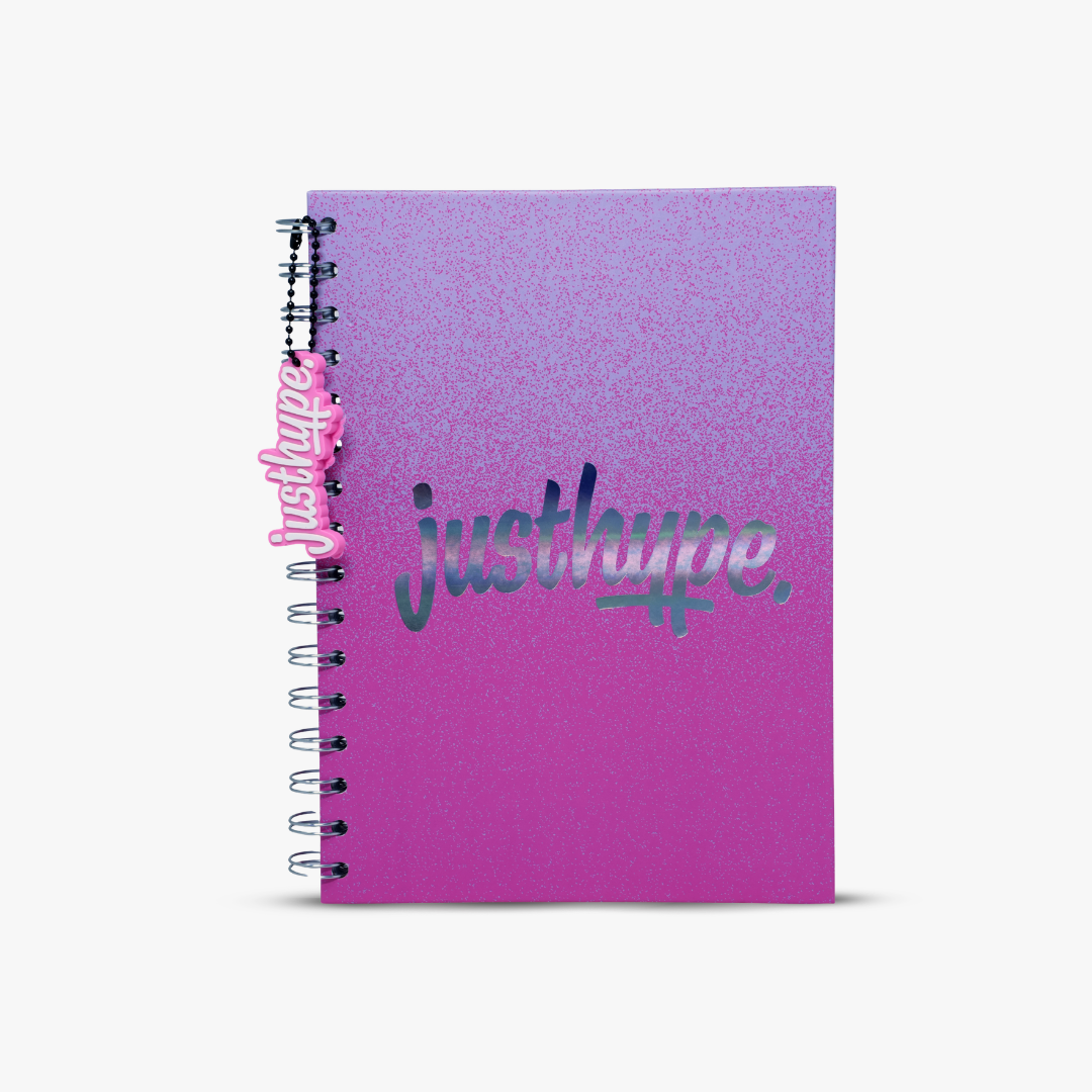 Just Hype Pink Gradient A5 Notebook