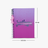 Just Hype Pink Gradient A5 Notebook