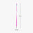 Just Hype Pink Pencil Set 6 Pack 2