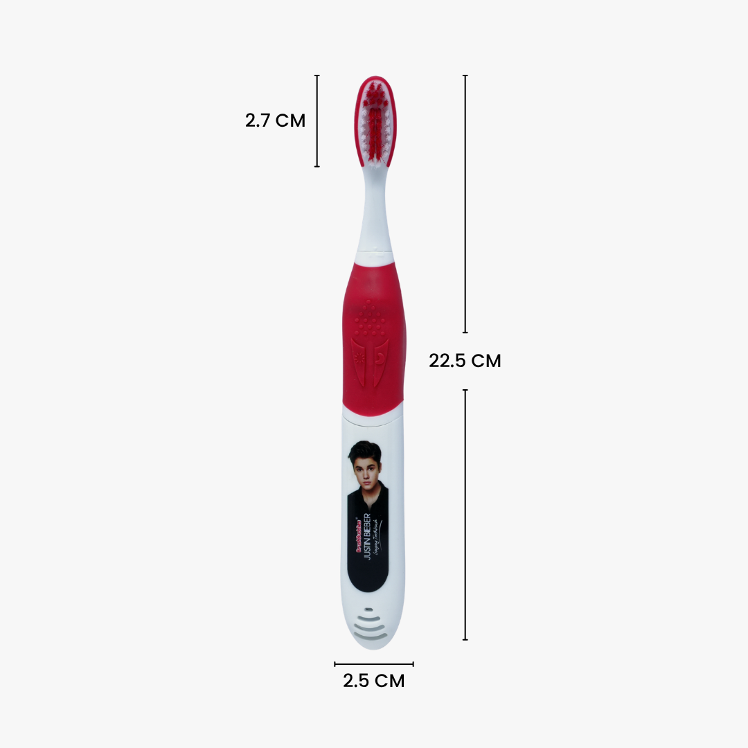 Justin Bieber Boyfriend Singing Toothbrush – Red & White
