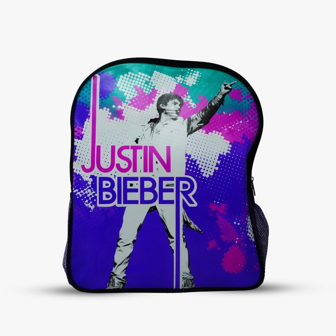Justin Bieber Fashion Backpack Purple