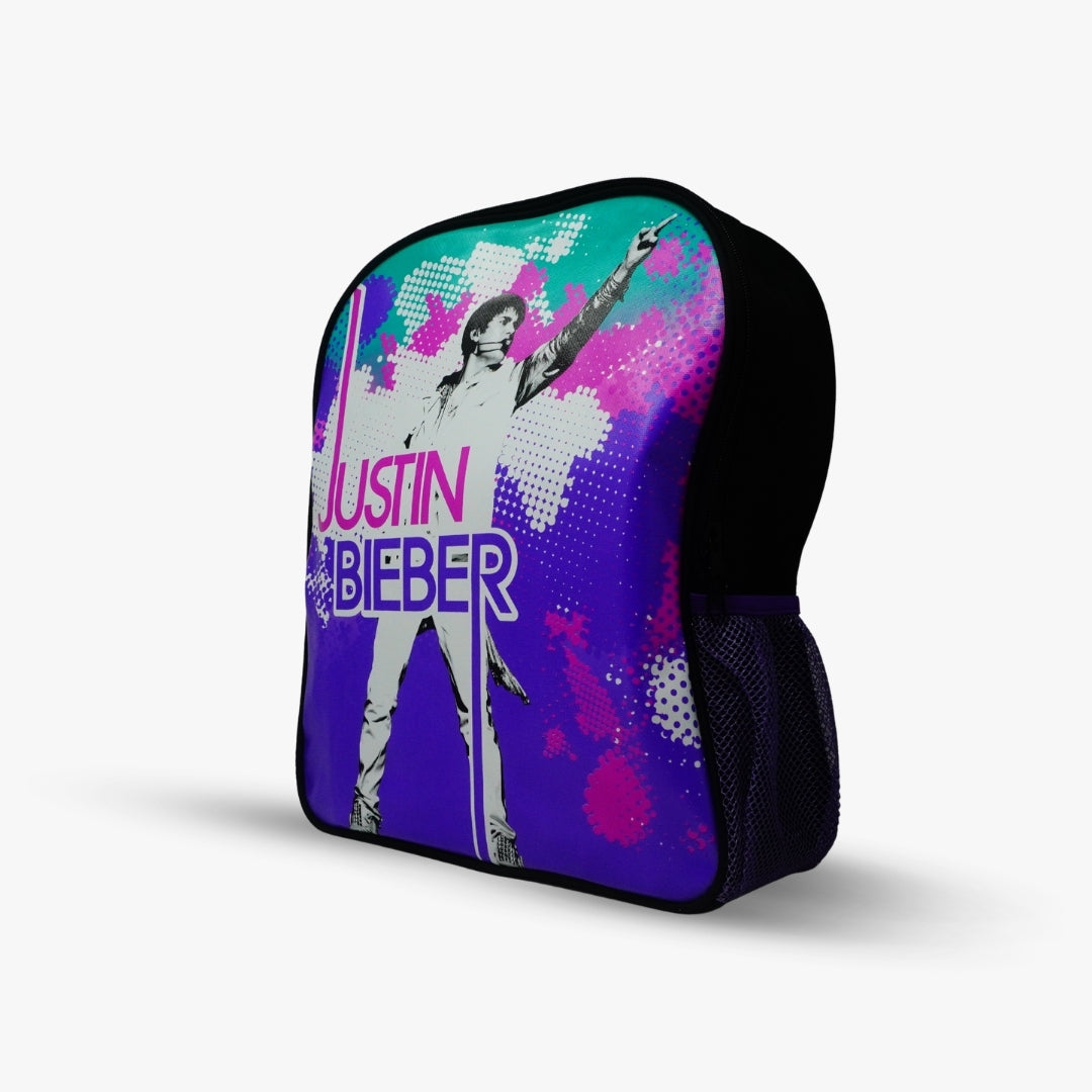 Justin Bieber Fashion Backpack Purple