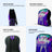 Justin Bieber Fashion Backpack Purple