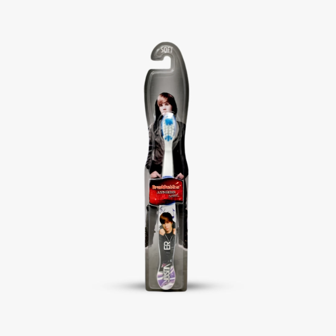 Justin Bieber Kids Manual Toothbrush BrushBuddies 2