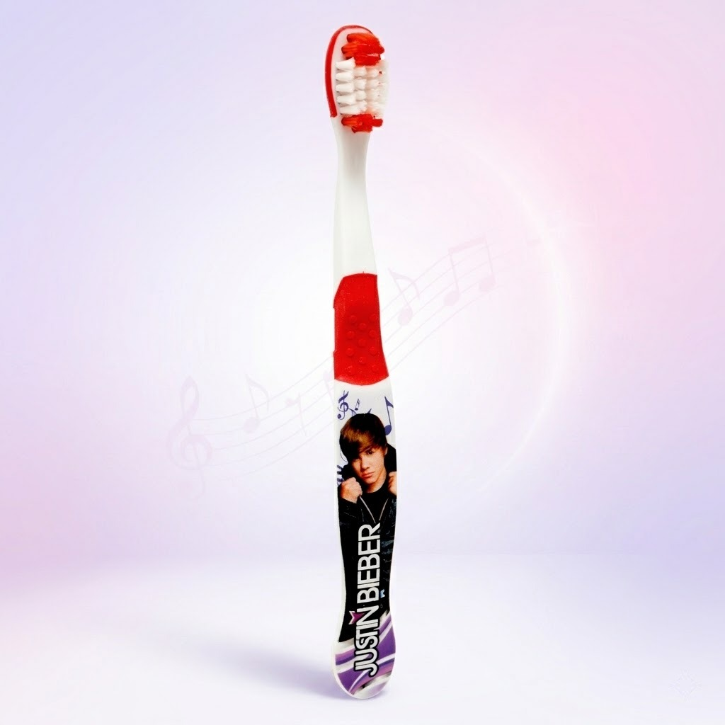 Justin Bieber Kids Soft Bristle Toothbrush Printed Handle Daily Oral Care Brush