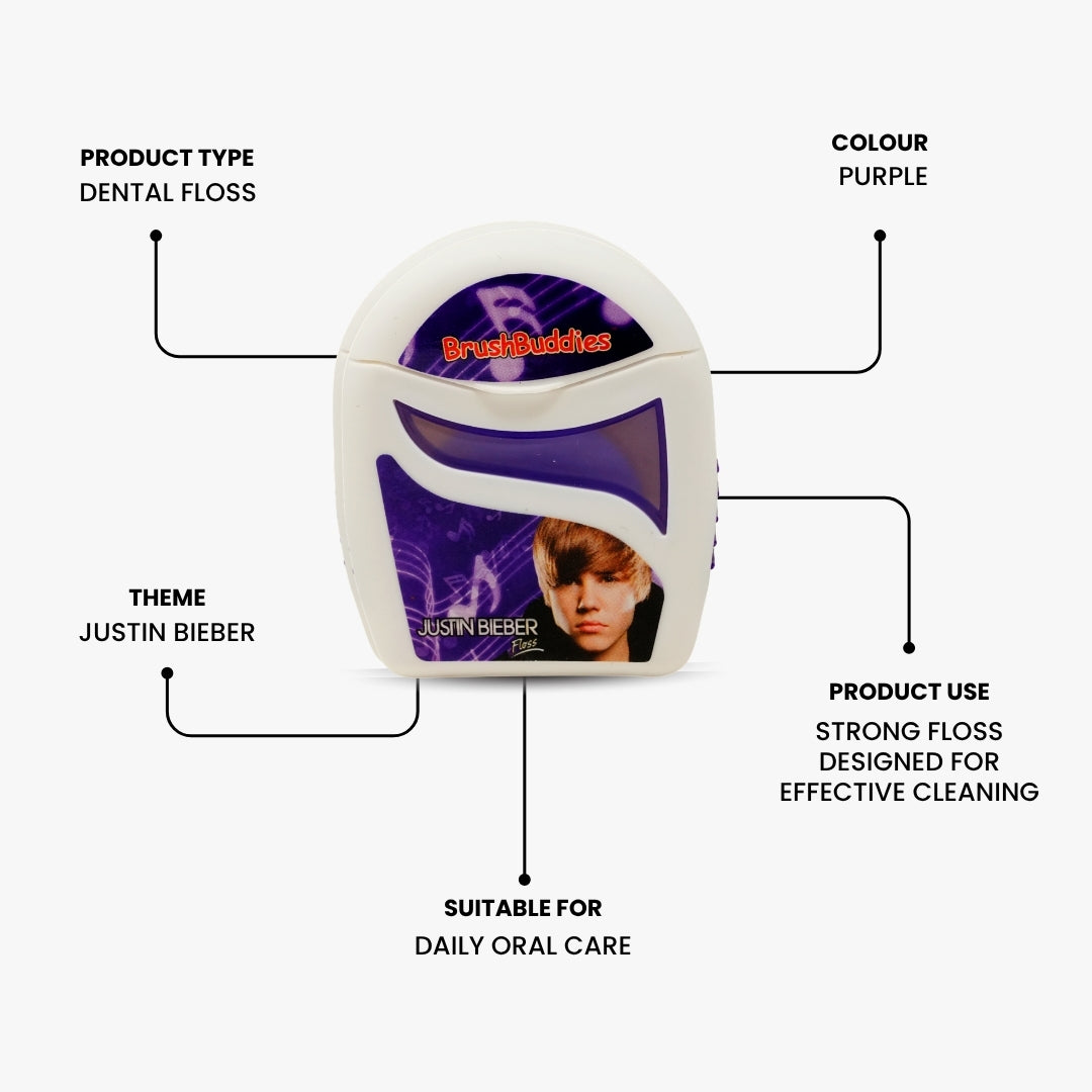 Justin Bieber Mint Dental Floss 55 Yards