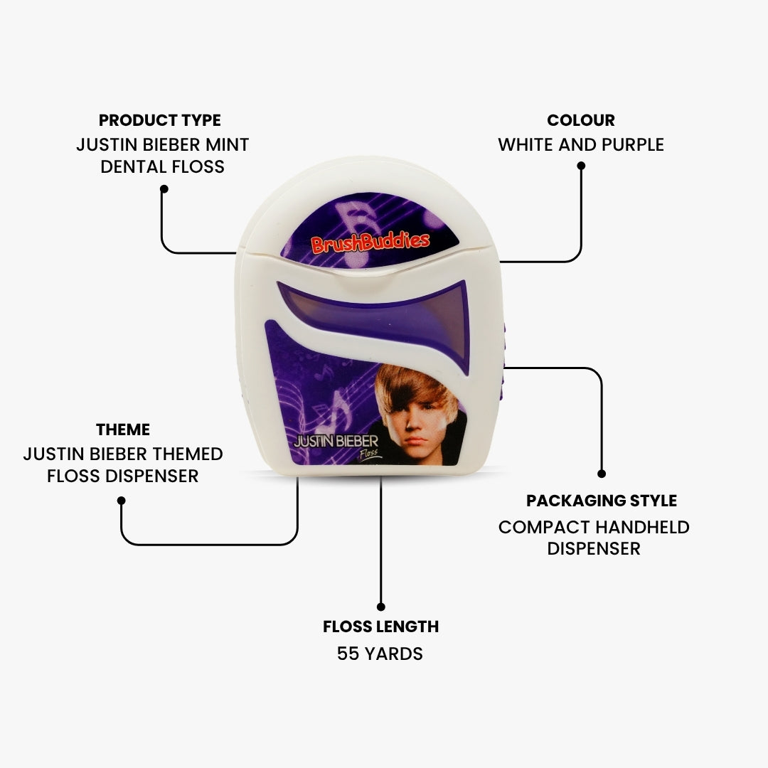 Justin Bieber Mint Dental Floss 55 Yards 5