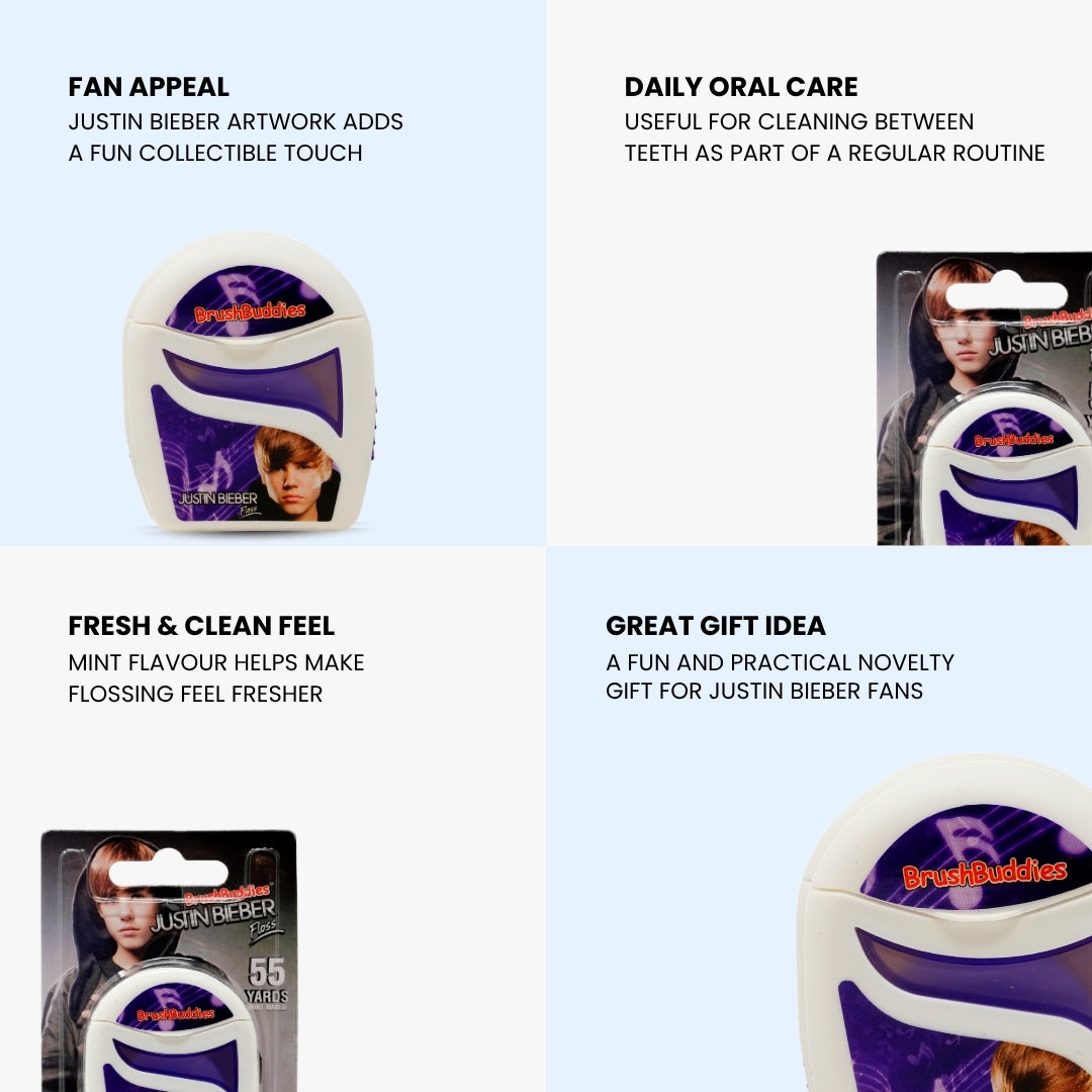 Justin Bieber Mint Dental Floss 55 Yards 6
