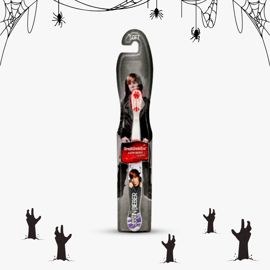 Justin Bieber Kids Manual Toothbrush- Brush Buddies