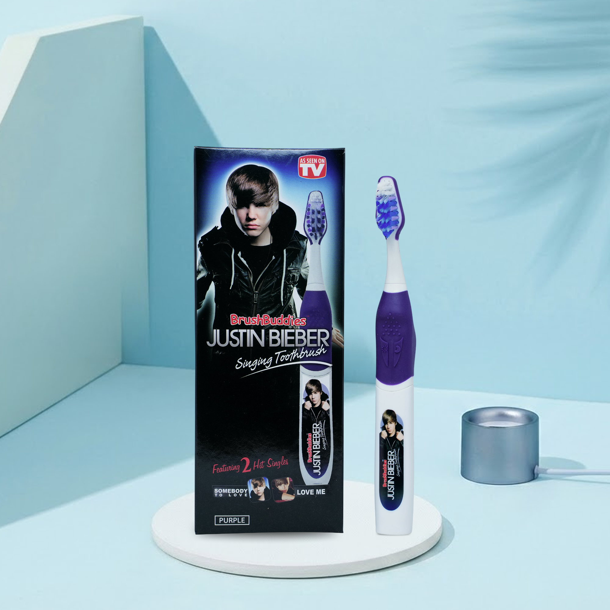 JUSTIN BIEBER  Singing Toothbrush – Interactive Sound Brush JUSTIN BIEBER SOMEBODY TO LOVE ME (Random Colour)