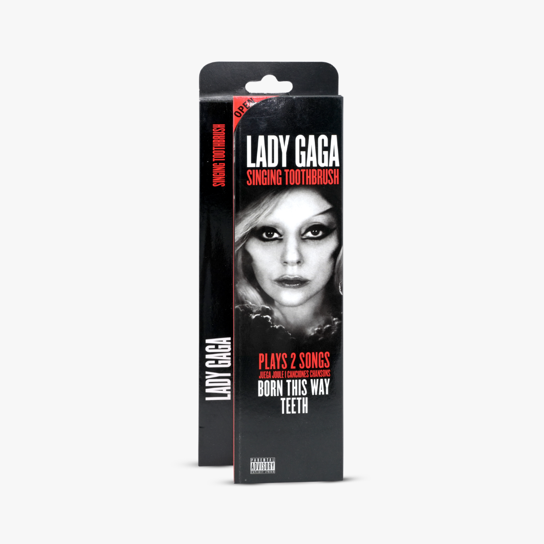 Lady Gaga Singing Toothbrush – Gold & Black
