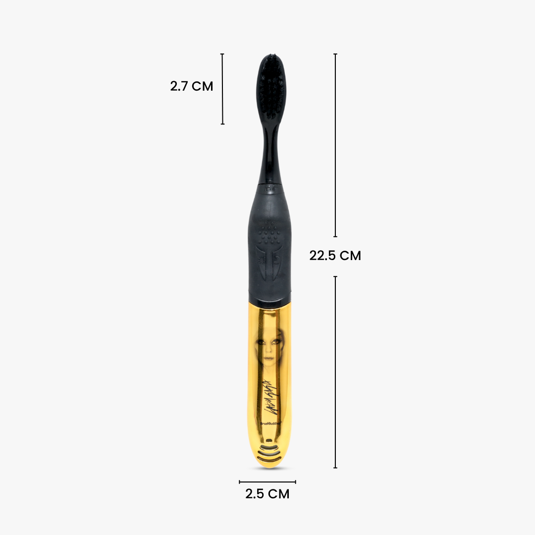 Lady Gaga Singing Toothbrush – Gold & Black