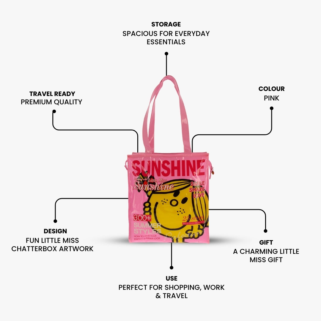 Little Miss Sunshine Shopper Bag Pink