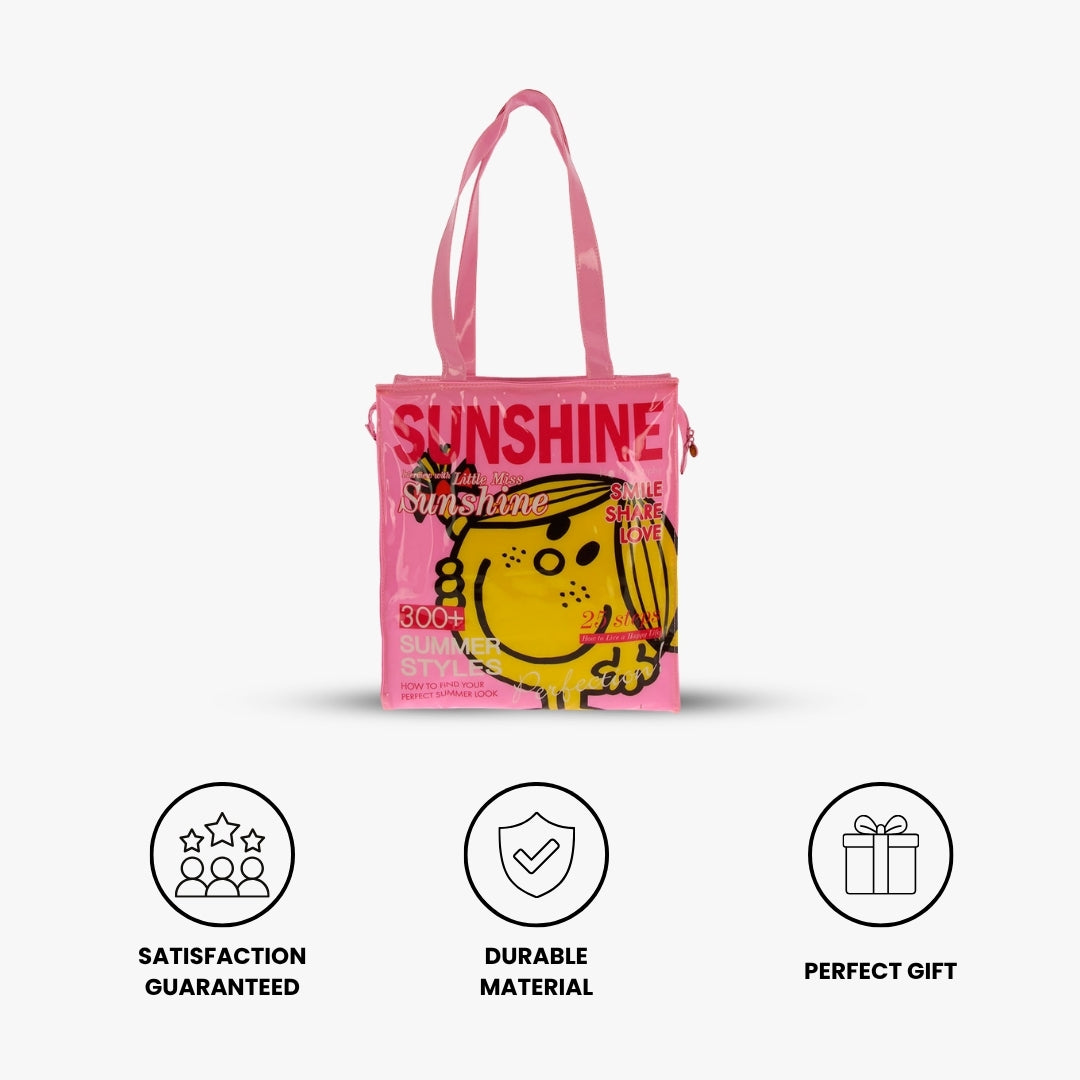 Little Miss Sunshine Shopper Bag Pink