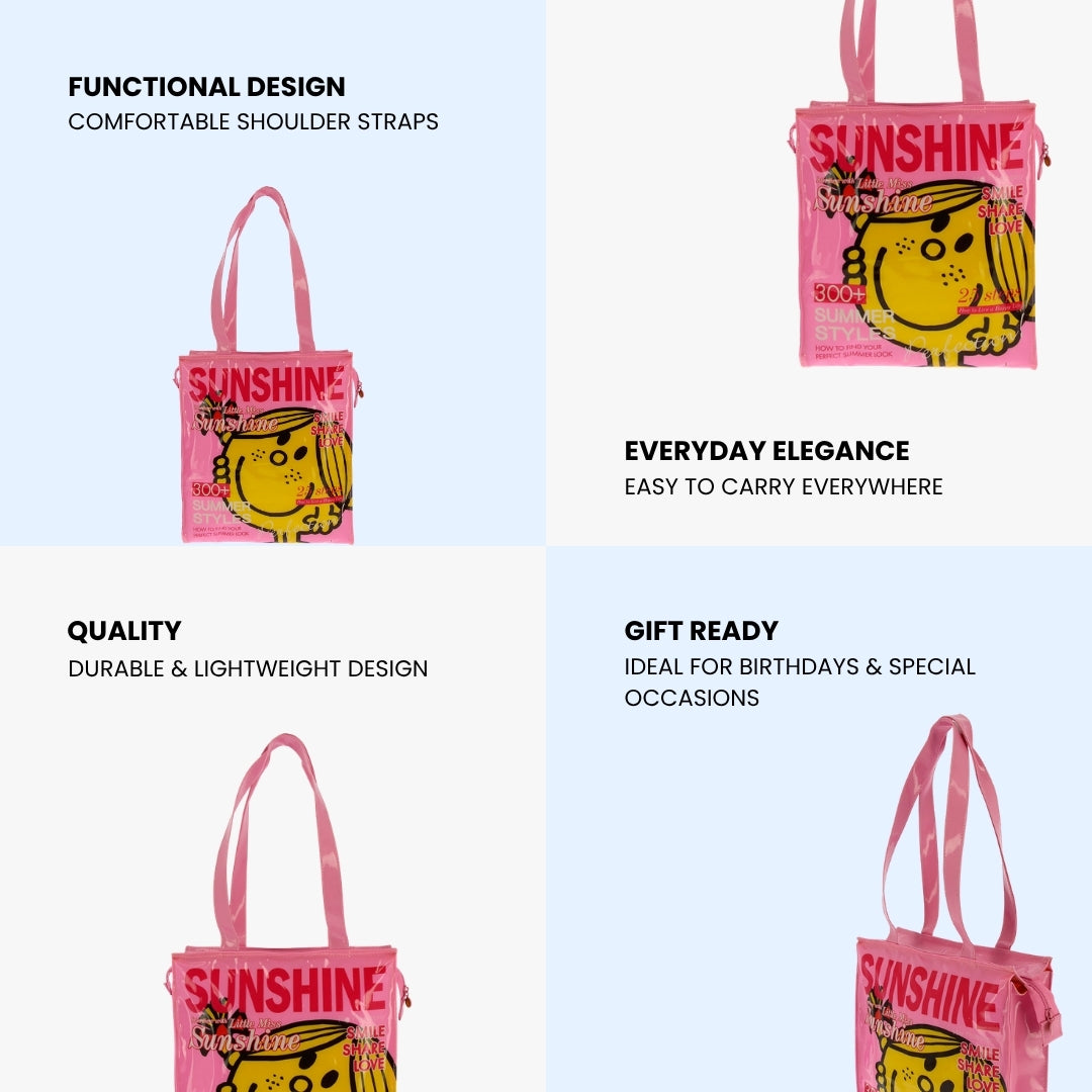 Little Miss Sunshine Shopper Bag Pink
