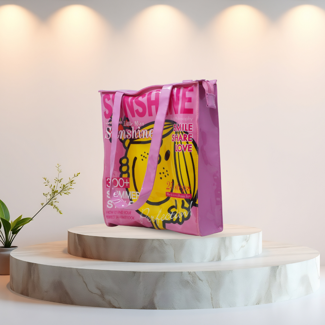 Little Miss Sunshine Shopper Bag Pink