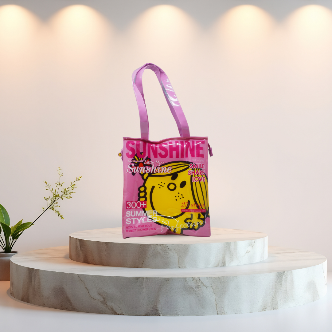 Little Miss Sunshine Shopper Bag Pink