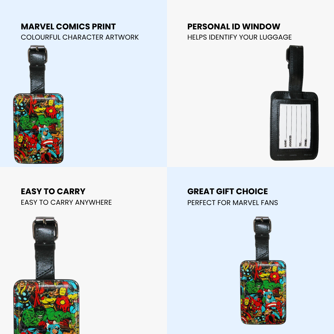 Marvel Comics Character Luggage Tag