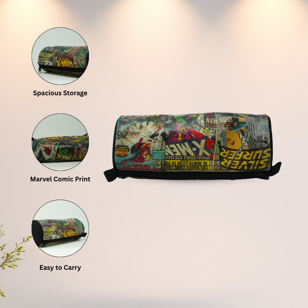 Marvel Comic Print Pencil Case Pouch