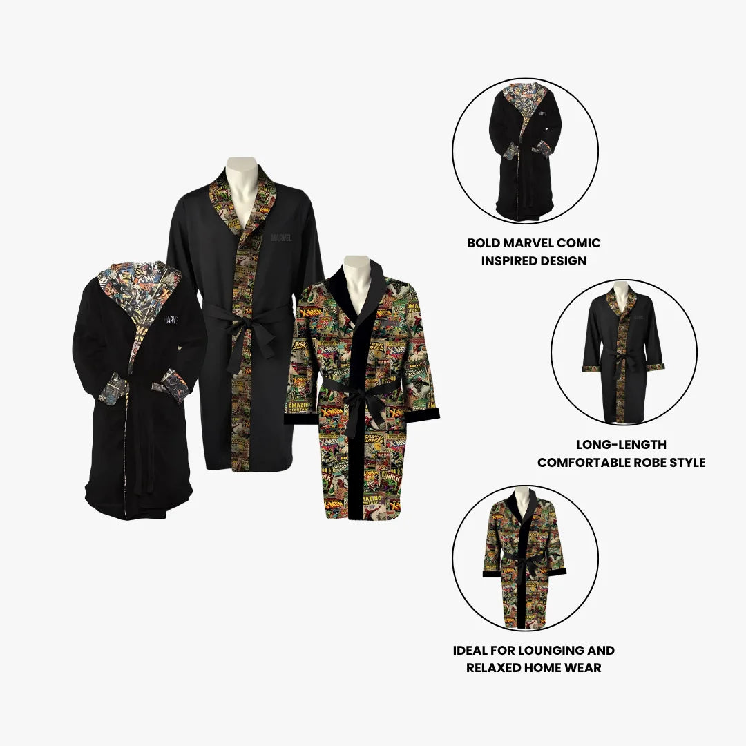 Marvel Premium Reversible Men Robe 5
